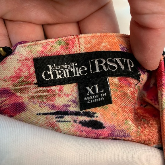 Charming Charlie RSVP bright patterned dress. Size XL - Picture 13 of 13